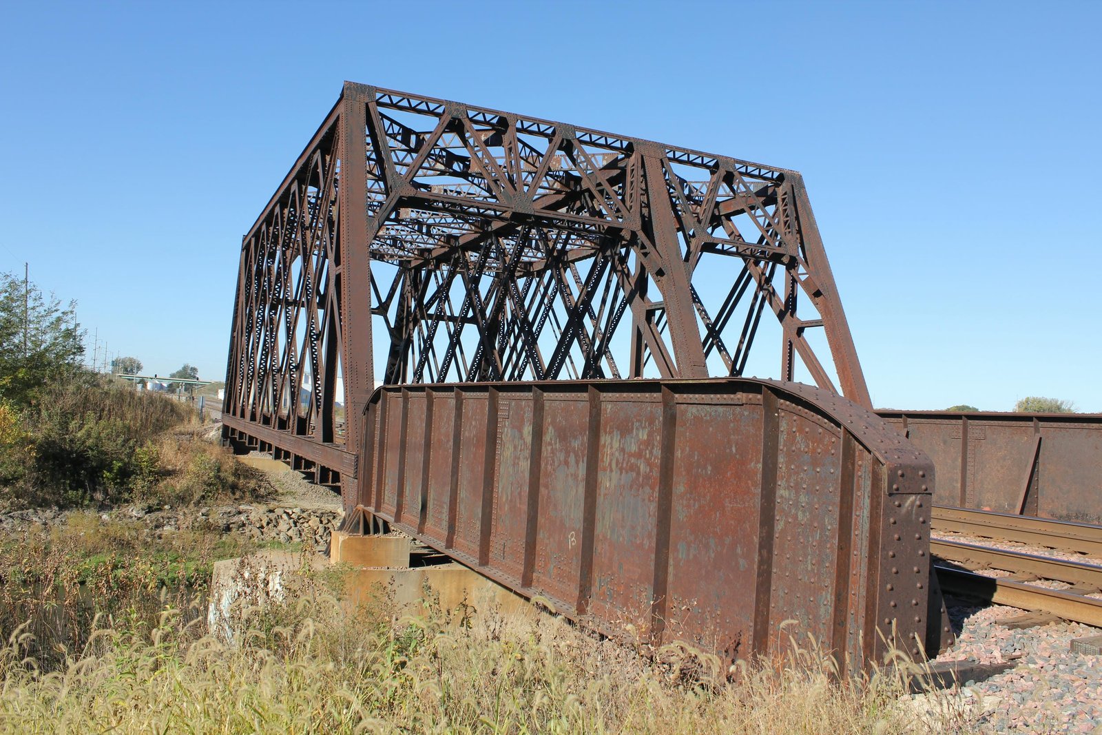 Looking west